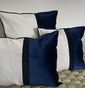 Housse coussin Bolsena – Bleu Marine