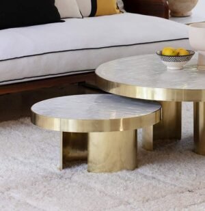 Table Basse Opus laiton – 60cm